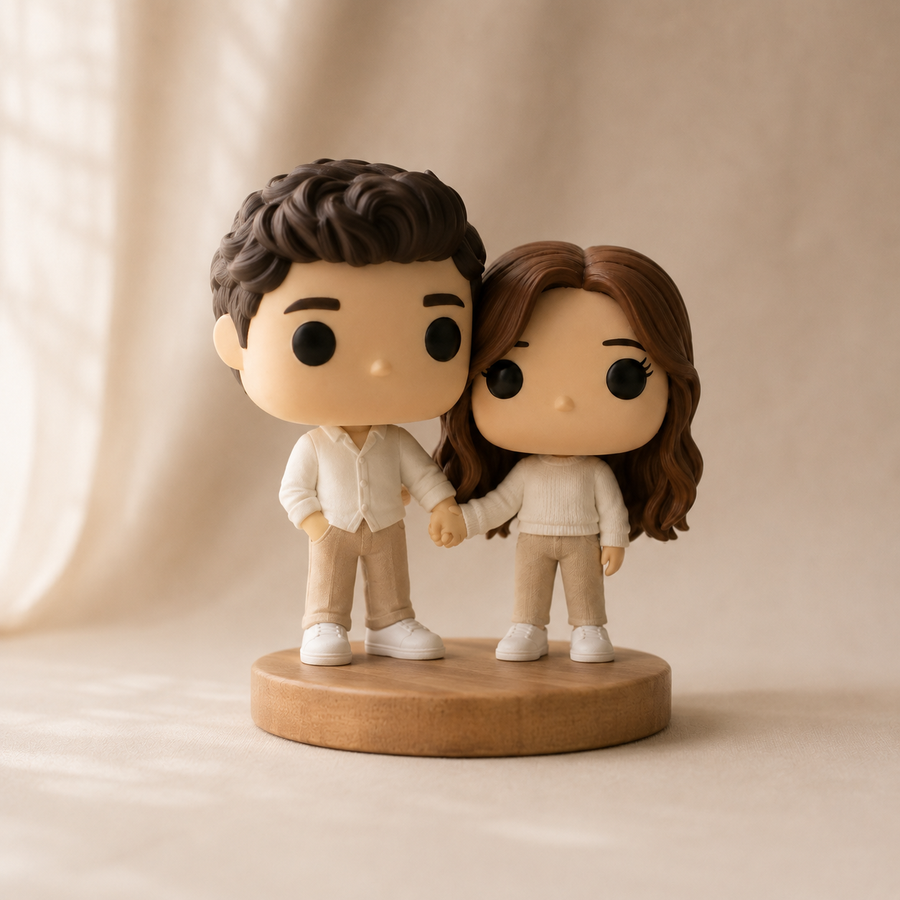 Custom couple figurine from your photo